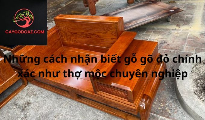 Những cách nhận biết gỗ gõ đỏ chính xác như thợ mộc chuyên nghiệp